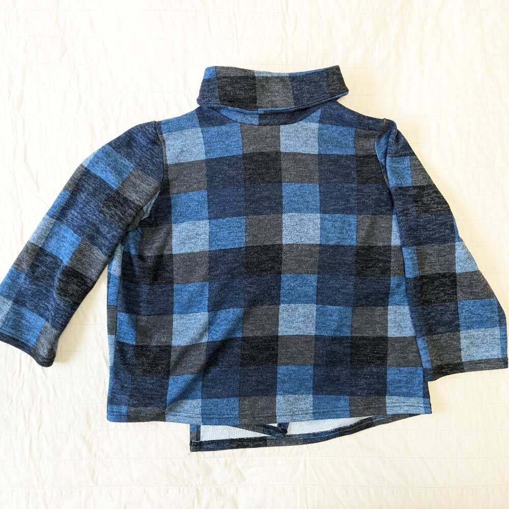 Silverts Women's Open Back Cowl Neck Top size XL assisted living caregivers top